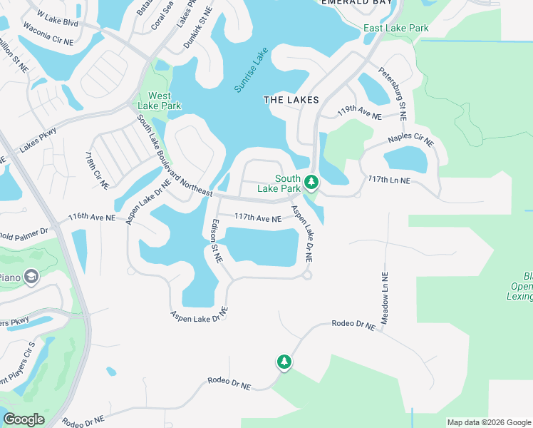 map of restaurants, bars, coffee shops, grocery stores, and more near 3092 117th Avenue Northeast in Blaine