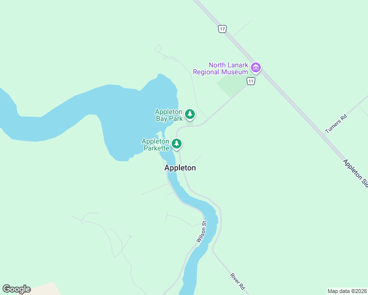 map of restaurants, bars, coffee shops, grocery stores, and more near 528 County Road 11 in Mississippi Mills