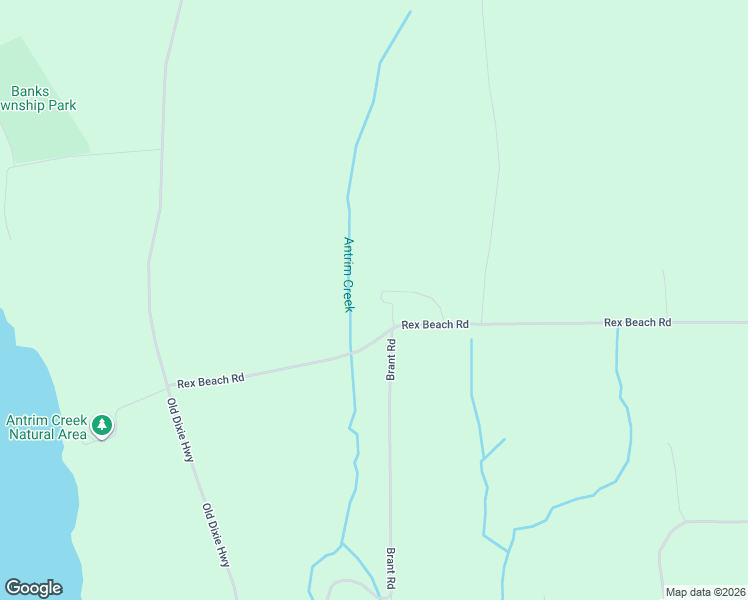 map of restaurants, bars, coffee shops, grocery stores, and more near 13000 Rex Beach Road in Ellsworth
