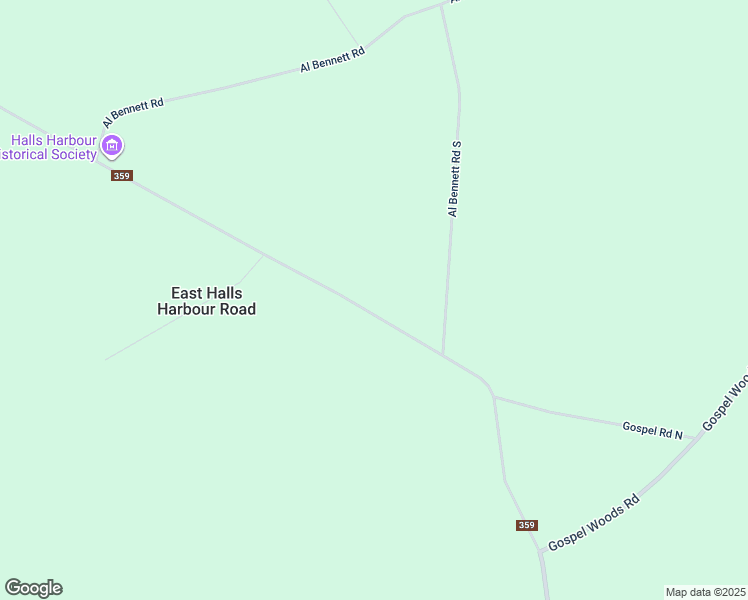 map of restaurants, bars, coffee shops, grocery stores, and more near Highway 359 in Halls Harbour