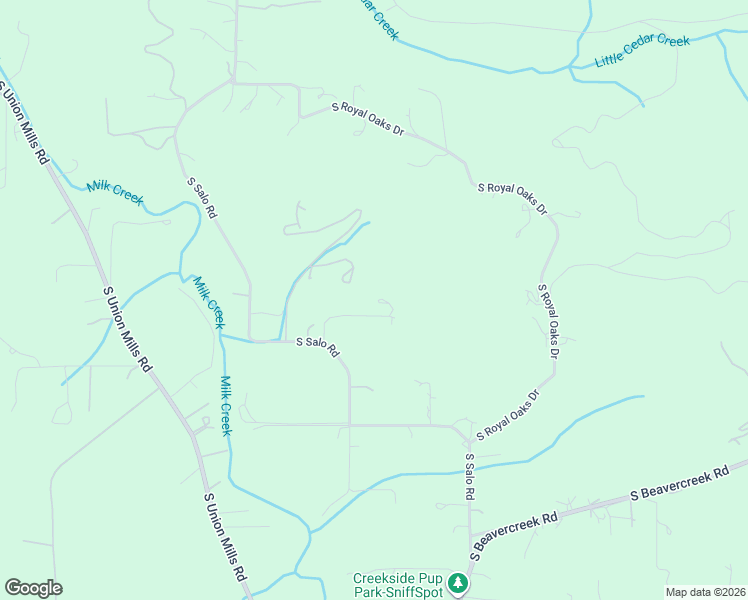 map of restaurants, bars, coffee shops, grocery stores, and more near 29360 South Salo Road in Mulino