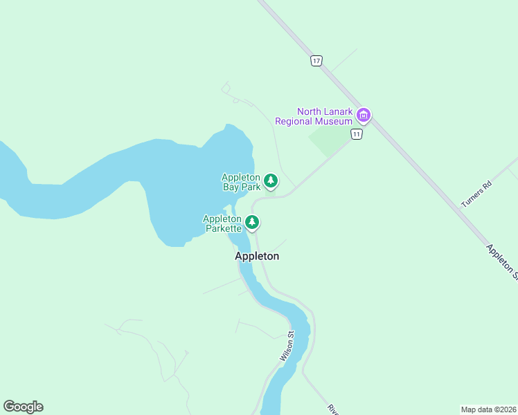 map of restaurants, bars, coffee shops, grocery stores, and more near 528 County Road 11 in Mississippi Mills