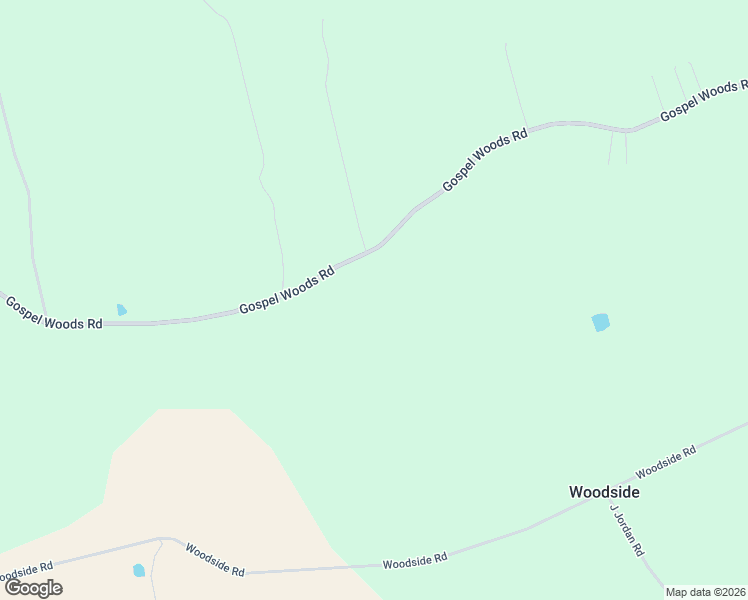 map of restaurants, bars, coffee shops, grocery stores, and more near 1852 Gospel Woods Road in Canning