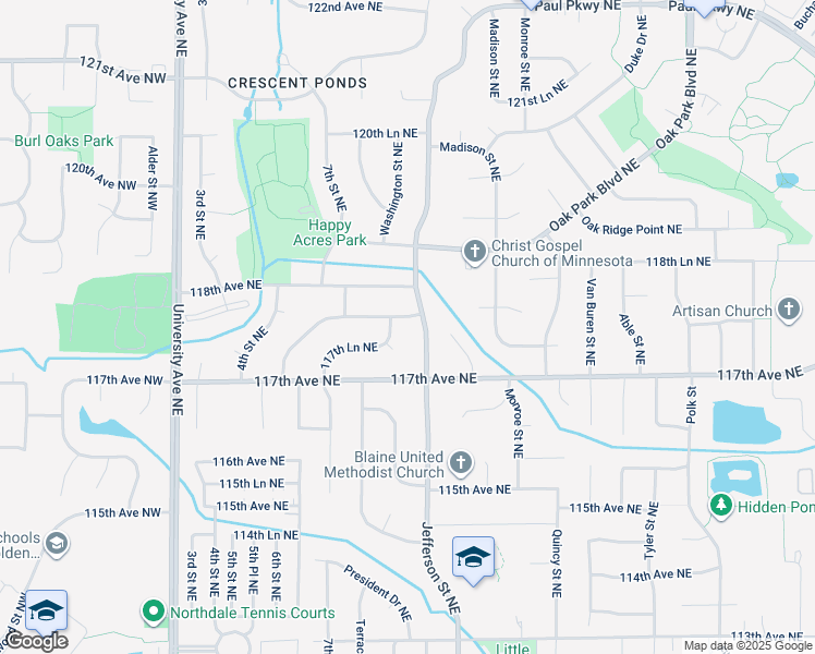 map of restaurants, bars, coffee shops, grocery stores, and more near in Blaine