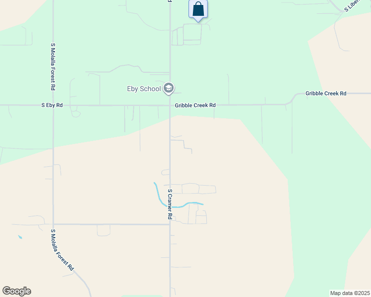 map of restaurants, bars, coffee shops, grocery stores, and more near 29156 South Cramer Road in Molalla