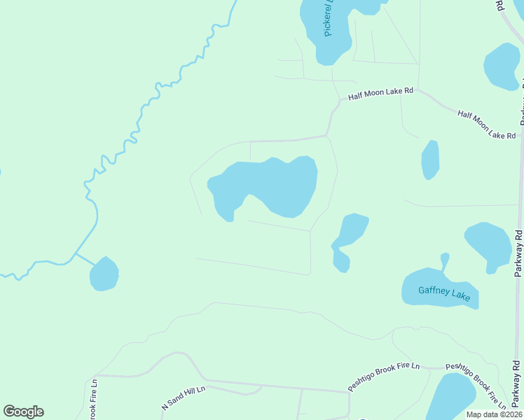 map of restaurants, bars, coffee shops, grocery stores, and more near 14011 South Shore Halfmoon Lake in Pound