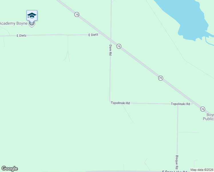 map of restaurants, bars, coffee shops, grocery stores, and more near in Boyne City