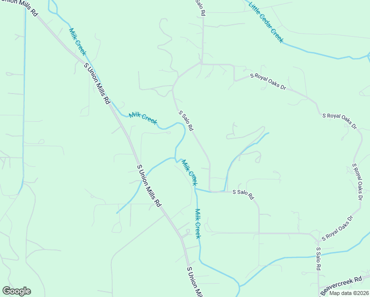 map of restaurants, bars, coffee shops, grocery stores, and more near 29093 South Salo Road in Mulino