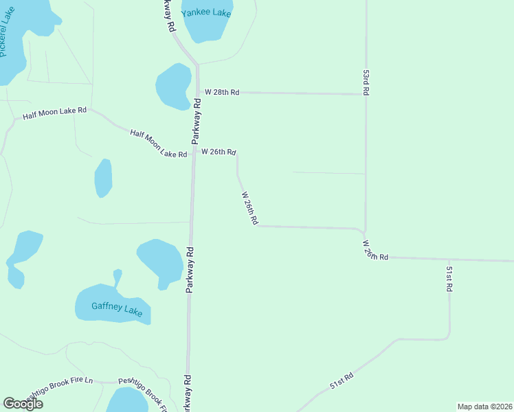 map of restaurants, bars, coffee shops, grocery stores, and more near 11670 West 26th Road in Pound