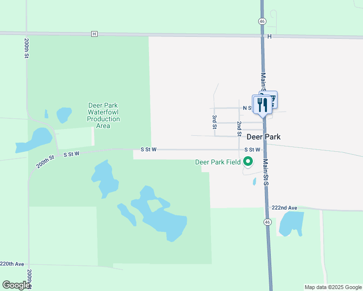 map of restaurants, bars, coffee shops, grocery stores, and more near 401 South Street West in Deer Park