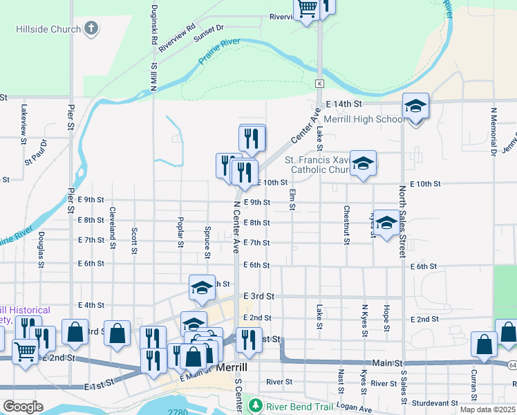 1211 East 9th Street, Merrill WI Walk Score