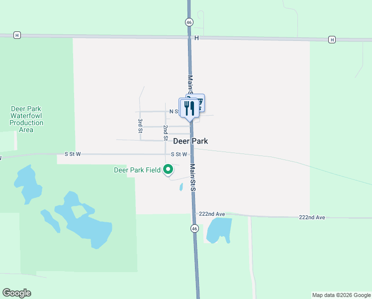 map of restaurants, bars, coffee shops, grocery stores, and more near 112 Front Street West in Deer Park