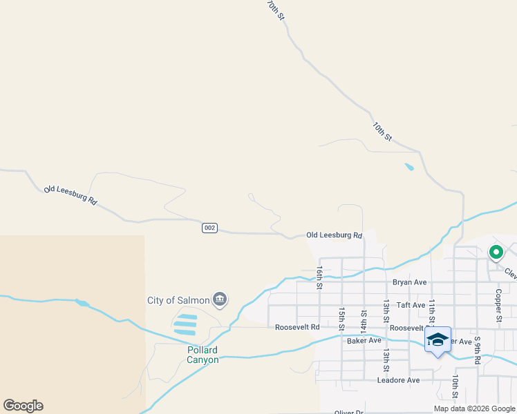 map of restaurants, bars, coffee shops, grocery stores, and more near 31 Old Leesburg Road in Salmon