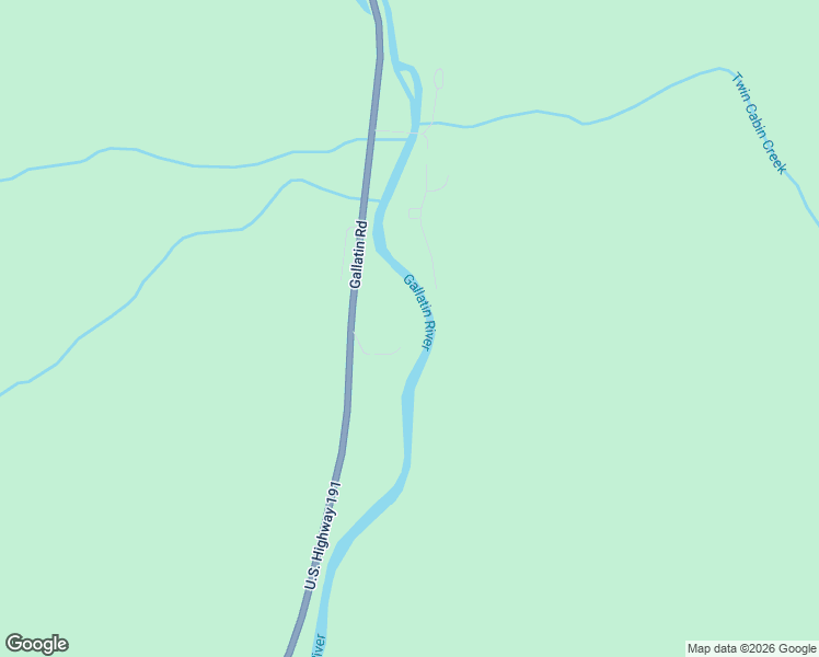 map of restaurants, bars, coffee shops, grocery stores, and more near 365 Rainbow Ranch Road in Gallatin Gateway