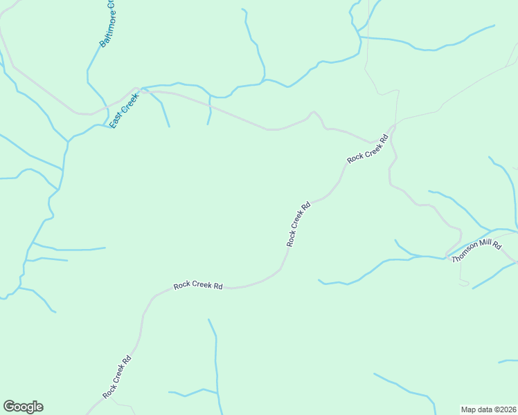 map of restaurants, bars, coffee shops, grocery stores, and more near Rock Creek Road in Sheridan
