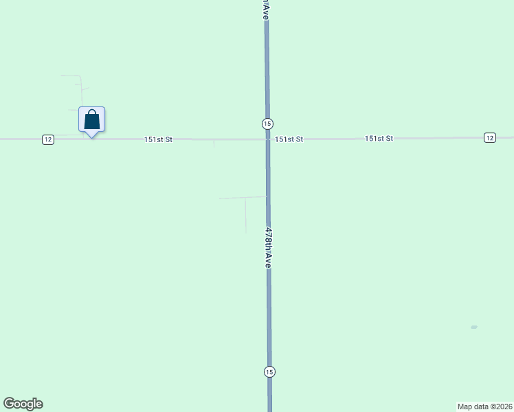map of restaurants, bars, coffee shops, grocery stores, and more near 15101-15199 Katie Court in Milbank