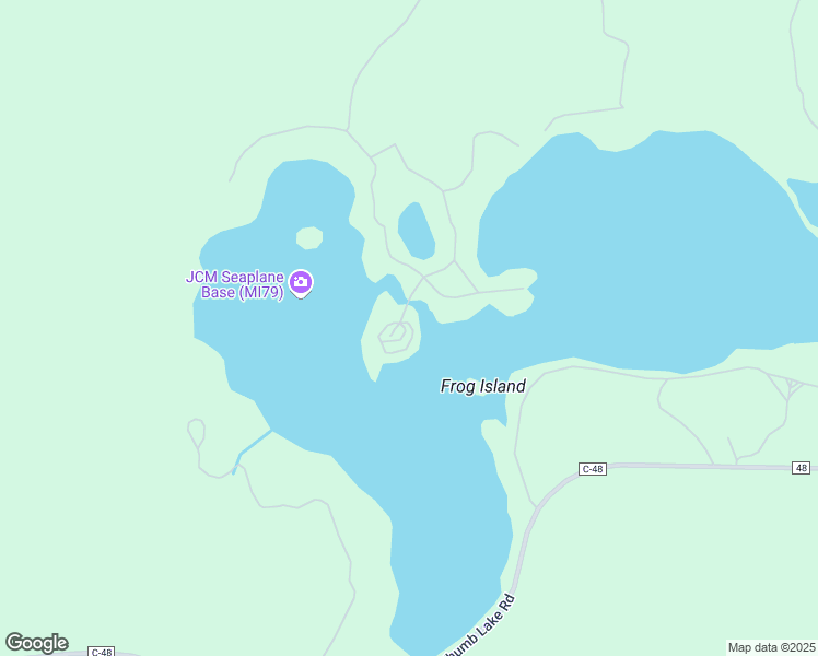 map of restaurants, bars, coffee shops, grocery stores, and more near Horner Island Trail in Boyne Falls