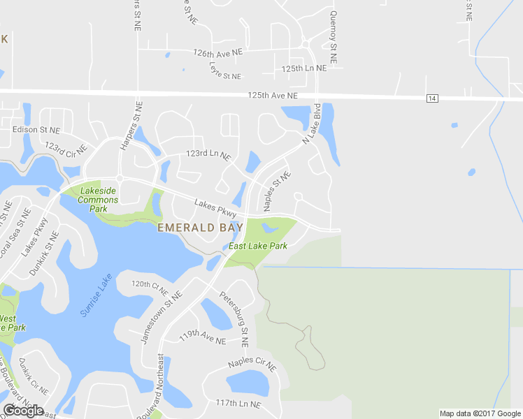 map of restaurants, bars, coffee shops, grocery stores, and more near 12208 Naples Street Northeast in Blaine