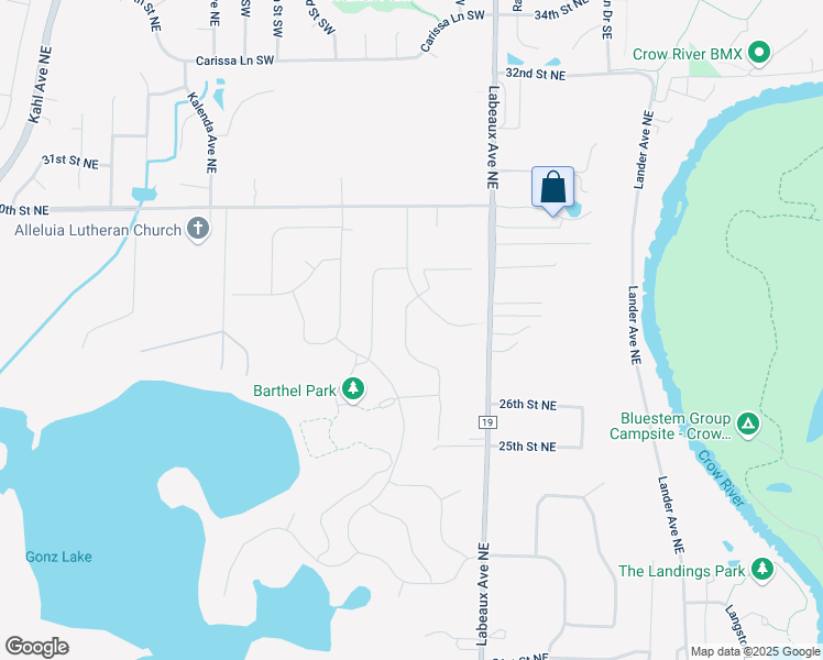 map of restaurants, bars, coffee shops, grocery stores, and more near in Saint Michael