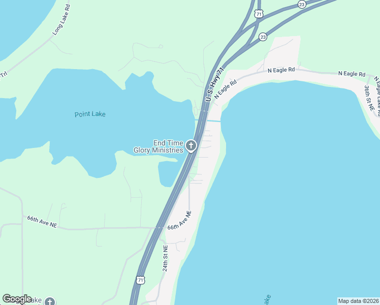 map of restaurants, bars, coffee shops, grocery stores, and more near 619 U.S. 71 Business in Willmar