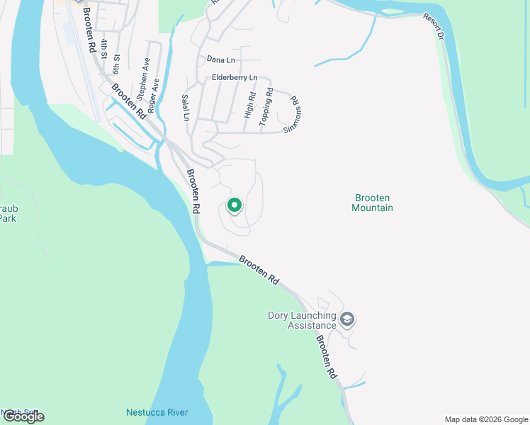 map of restaurants, bars, coffee shops, grocery stores, and more near 7730 Brooten Mountain Road in Pacific City