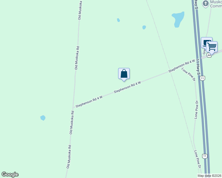 map of restaurants, bars, coffee shops, grocery stores, and more near Stephenson Road 4 West in Huntsville