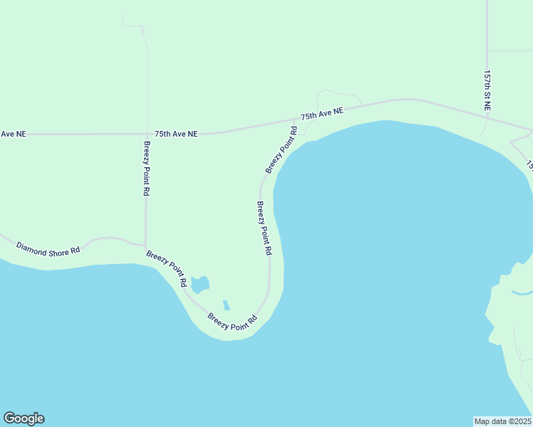 map of restaurants, bars, coffee shops, grocery stores, and more near 14753 Breezy Point Road in Atwater