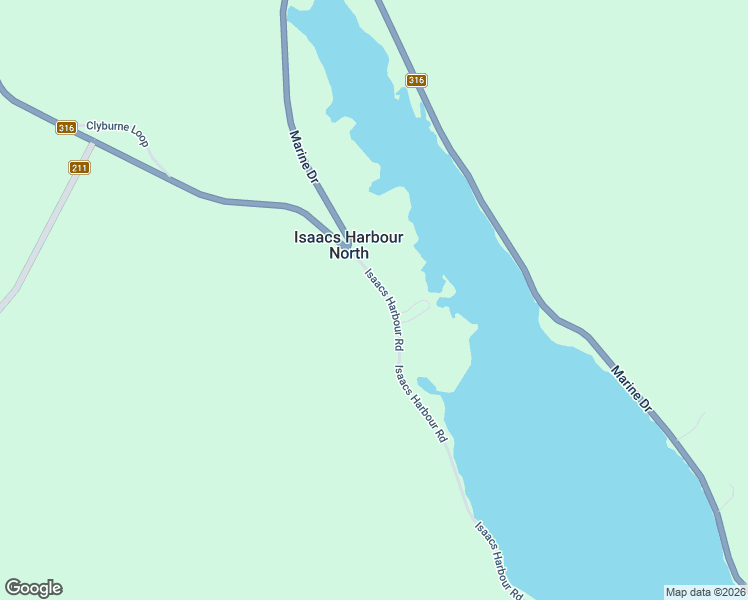 map of restaurants, bars, coffee shops, grocery stores, and more near 38 Isaacs Harbour Road in Goldboro