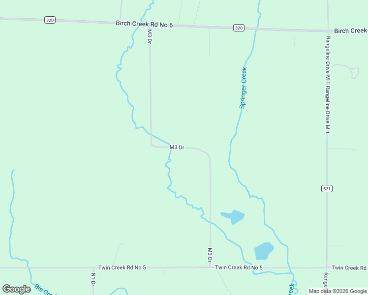map of restaurants, bars, coffee shops, grocery stores, and more near M3 Drive in Menominee County