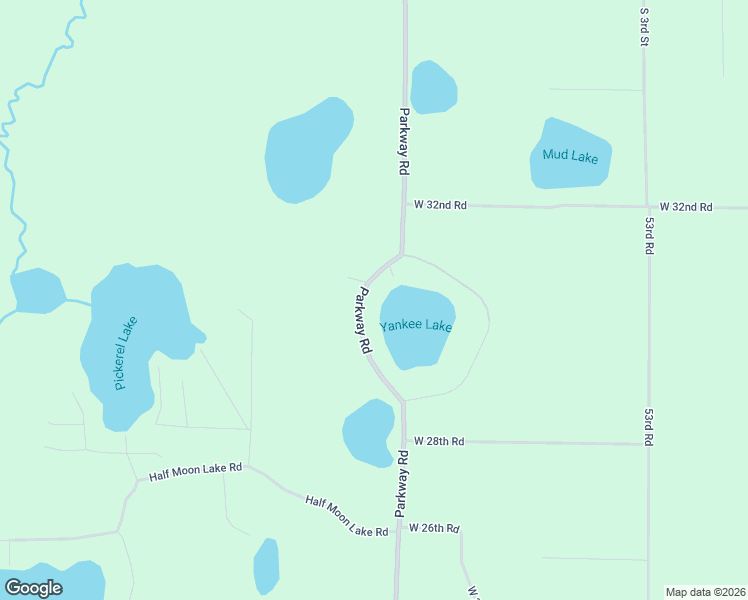 map of restaurants, bars, coffee shops, grocery stores, and more near 14470 Parkway Road in Crivitz