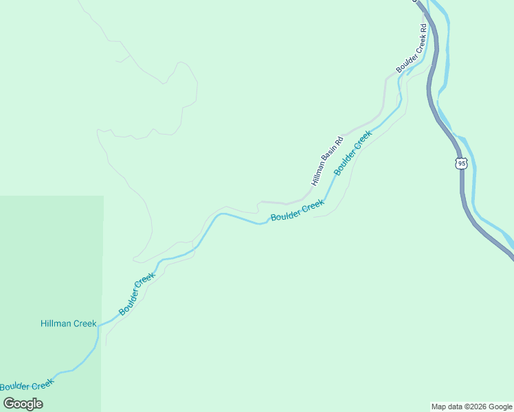 map of restaurants, bars, coffee shops, grocery stores, and more near 2857 Hillman Basin Road in Pollock