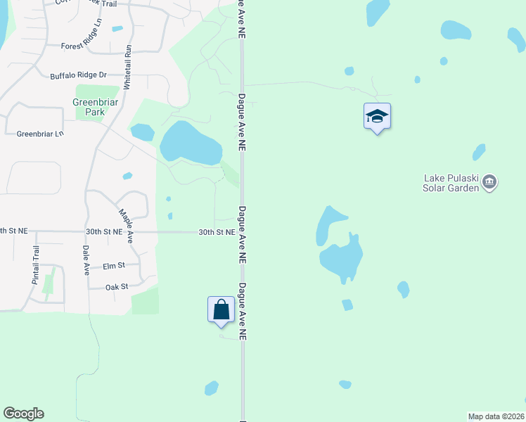 map of restaurants, bars, coffee shops, grocery stores, and more near 3062 Dague Avenue Northeast in Buffalo