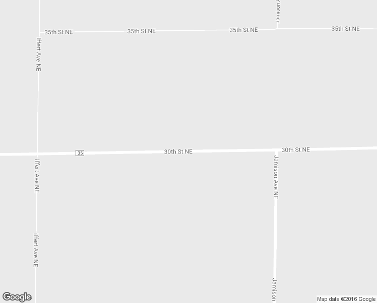 map of restaurants, bars, coffee shops, grocery stores, and more near 30th Street Northeast in Saint Michael
