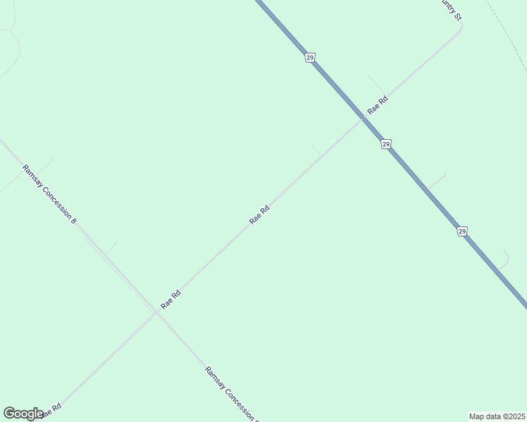 map of restaurants, bars, coffee shops, grocery stores, and more near 283-499 Rae Road in Mississippi Mills
