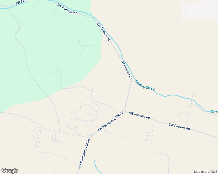 map of restaurants, bars, coffee shops, grocery stores, and more near 14275 Southwest Peavine Road in McMinnville