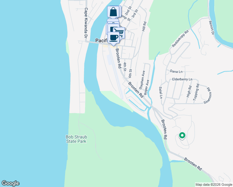 map of restaurants, bars, coffee shops, grocery stores, and more near 35590 Rueppell Avenue in Cloverdale