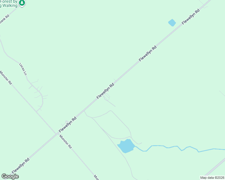 map of restaurants, bars, coffee shops, grocery stores, and more near 7592 Flewellyn Road in Ottawa