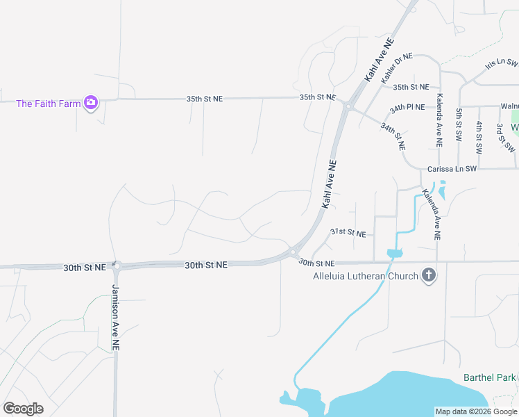 map of restaurants, bars, coffee shops, grocery stores, and more near 9933 32nd Street Northeast in Saint Michael