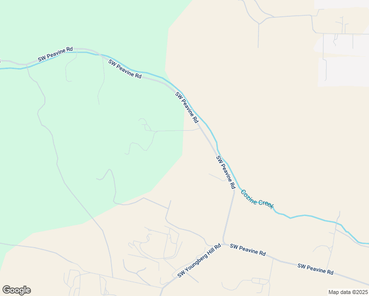map of restaurants, bars, coffee shops, grocery stores, and more near 14501 Southwest Peavine Road in McMinnville