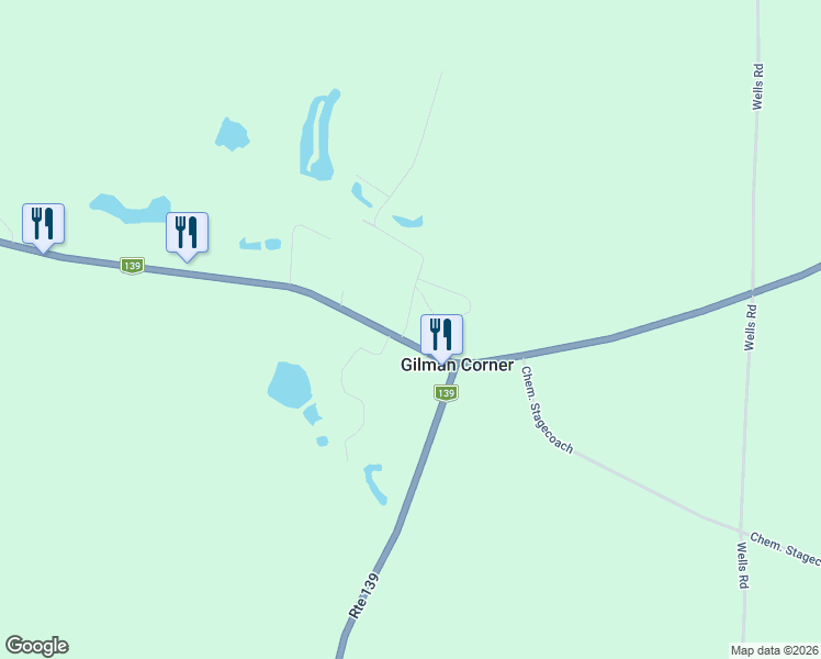 map of restaurants, bars, coffee shops, grocery stores, and more near 1072 Chemin Knowlton in West Brome