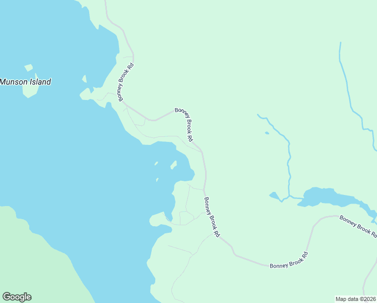 map of restaurants, bars, coffee shops, grocery stores, and more near Bonney Brook Road in Grand Lake Stream