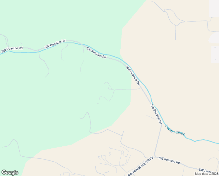 map of restaurants, bars, coffee shops, grocery stores, and more near 14505 Southwest Peavine Road in McMinnville