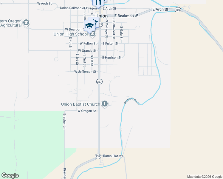 map of restaurants, bars, coffee shops, grocery stores, and more near 240 Heritage Lane in Union