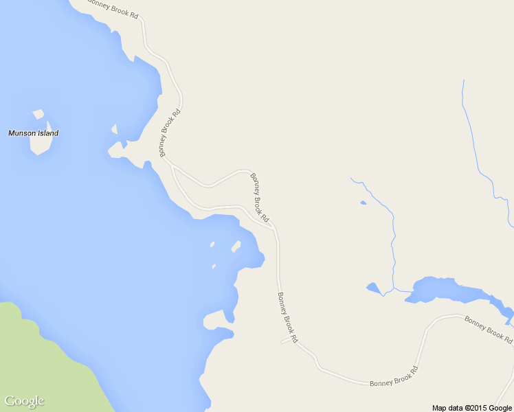 map of restaurants, bars, coffee shops, grocery stores, and more near Bonney Brook Road in Grand Lake Stream