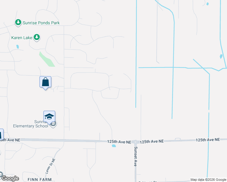 map of restaurants, bars, coffee shops, grocery stores, and more near 4847 127th Circle Northeast in Blaine