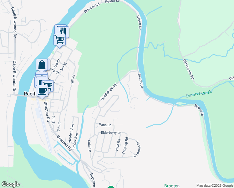 map of restaurants, bars, coffee shops, grocery stores, and more near 34835 Lahaina Loop Road in Cloverdale