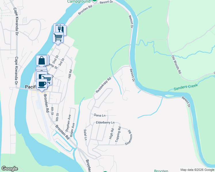 map of restaurants, bars, coffee shops, grocery stores, and more near 34835 Lahaina Loop Road in Cloverdale
