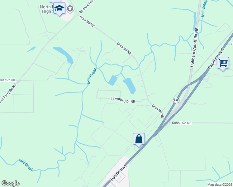 map of restaurants, bars, coffee shops, grocery stores, and more near 13272 Aspen Way Northeast in Aurora