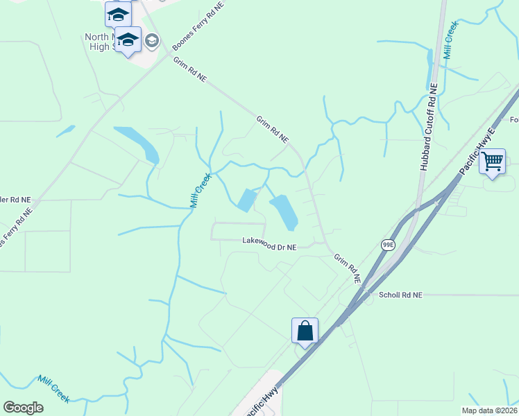 map of restaurants, bars, coffee shops, grocery stores, and more near 13264 Daiquiri Lake Drive Northeast in Aurora