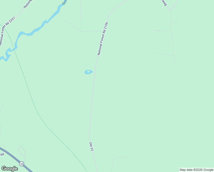 map of restaurants, bars, coffee shops, grocery stores, and more near 14526 Old 32 in Mountain